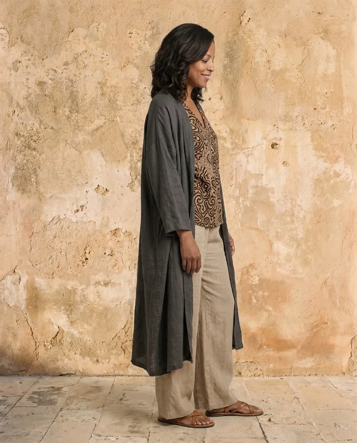 Completo Pantalone con Spolverino Lungo