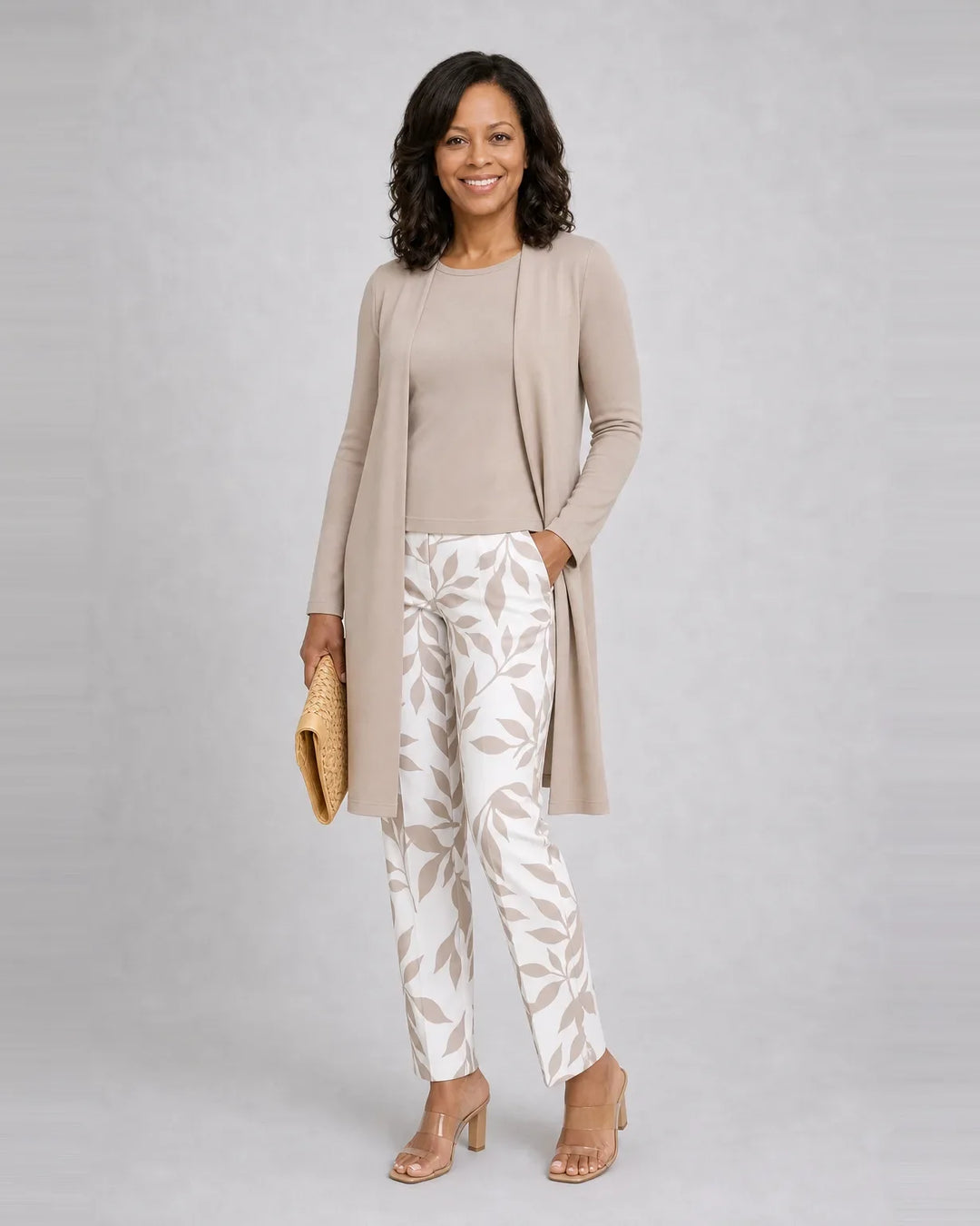 Completo con Maxi Cardigan e Pantalone