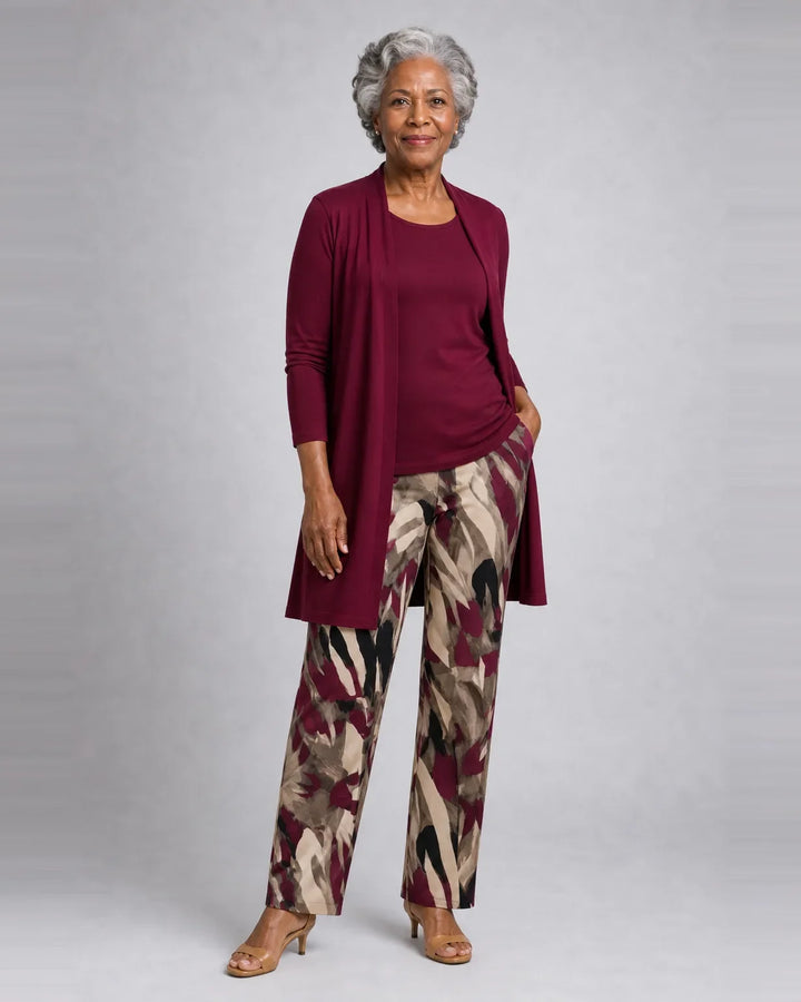 Completo Tre Pezzi con Pantalone Fantasia