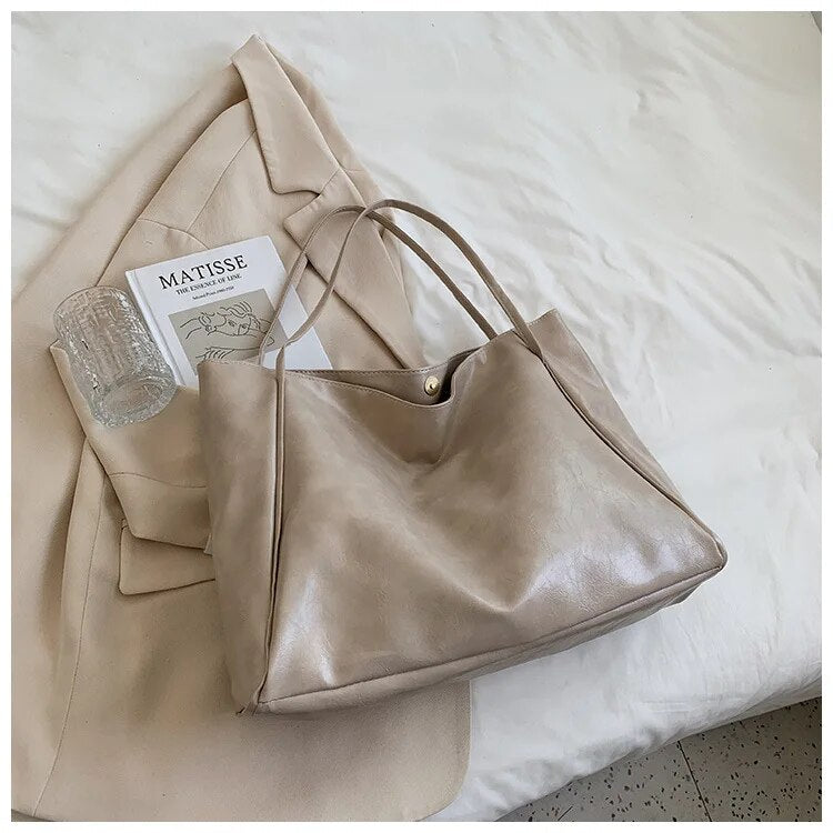 Borsa Tote Morbida Stile Retrò