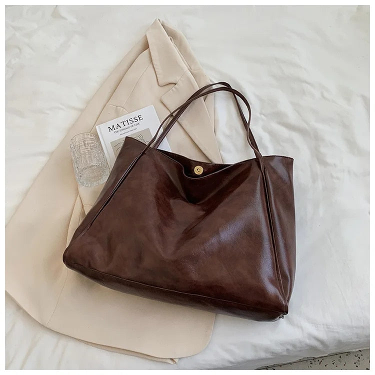 Borsa Tote Morbida Stile Retrò