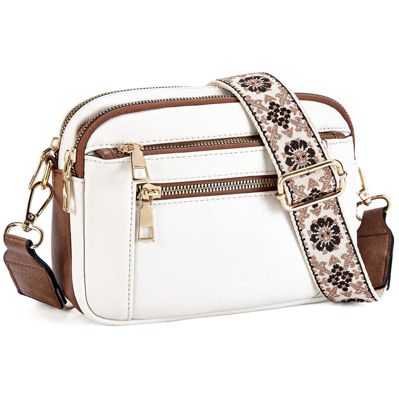 Borsa a Tracolla con Fascia Decorata