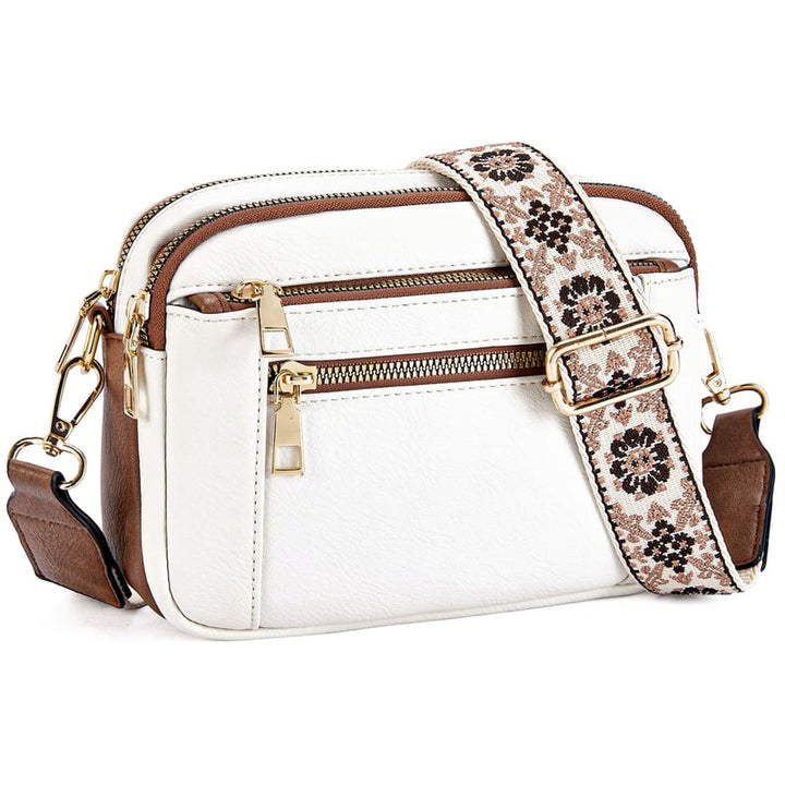 Borsa a Tracolla con Fascia Decorata