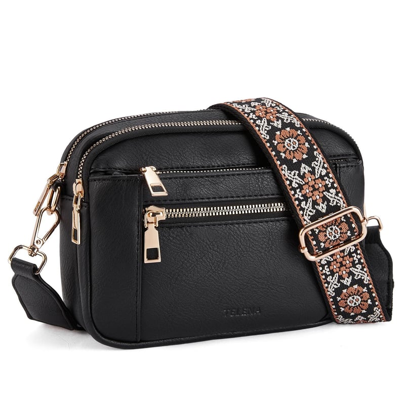 Borsa a Tracolla con Fascia Decorata