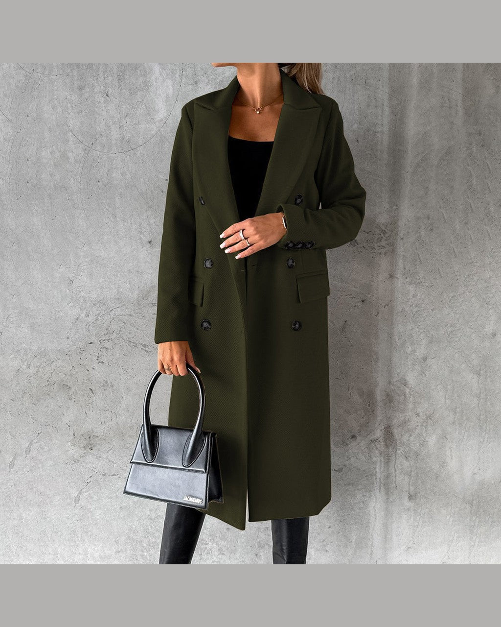 Cappotto Avvitato a Doppio Petto