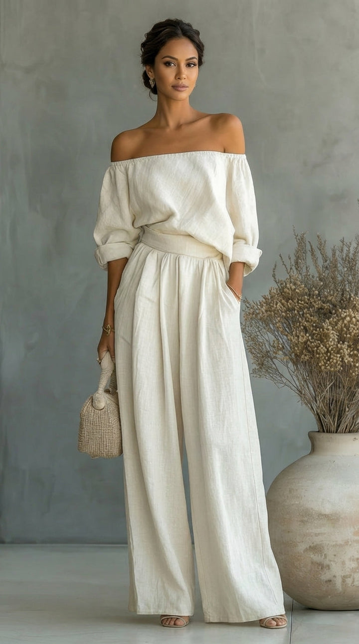 Completo con Top Stile Bardot
