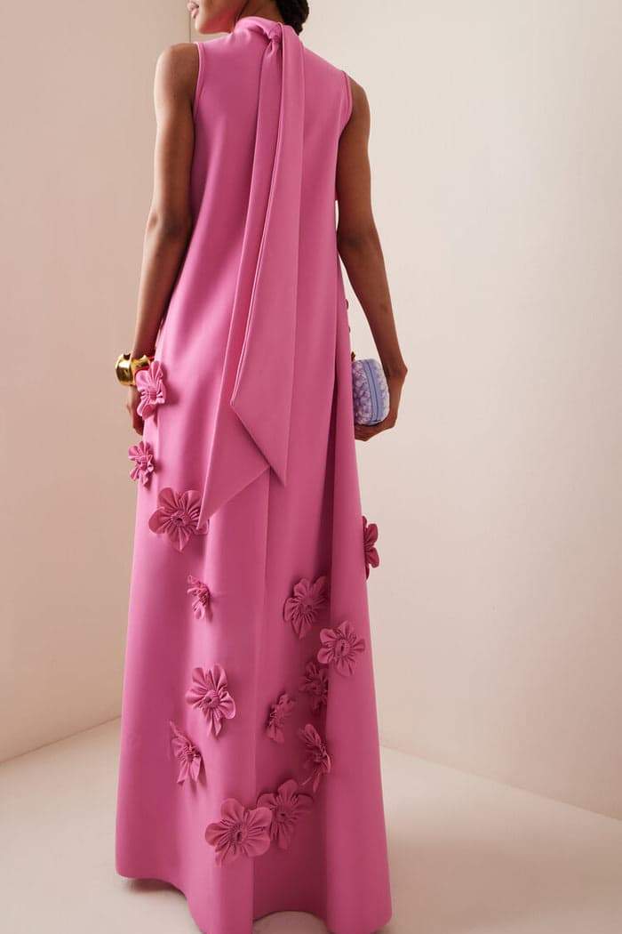 Vestito Lungo Rosa da Cerimonia