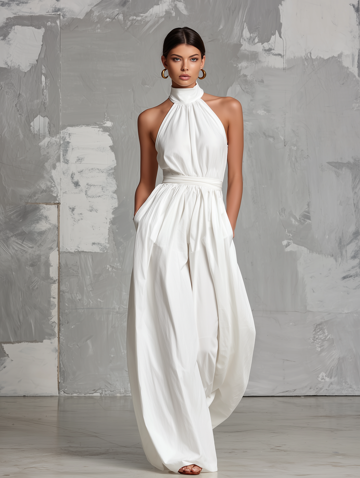 Completo Elegante con Top Halter