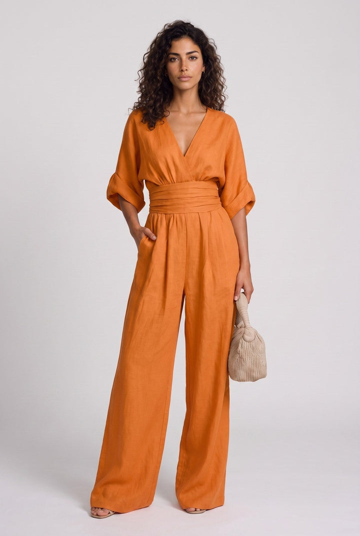 Completo Elegante con Pantalone Ampio