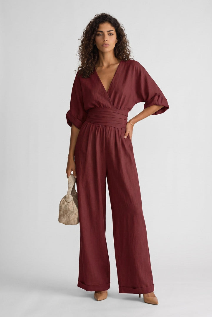 Completo Elegante con Pantalone Ampio