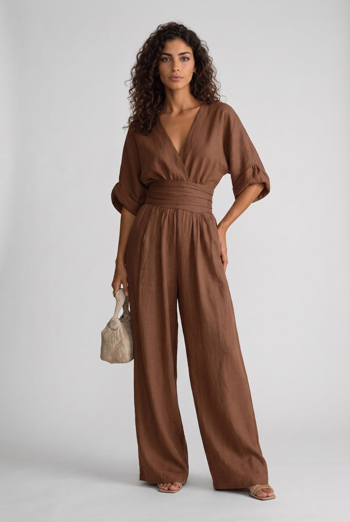 Completo Elegante con Pantalone Ampio
