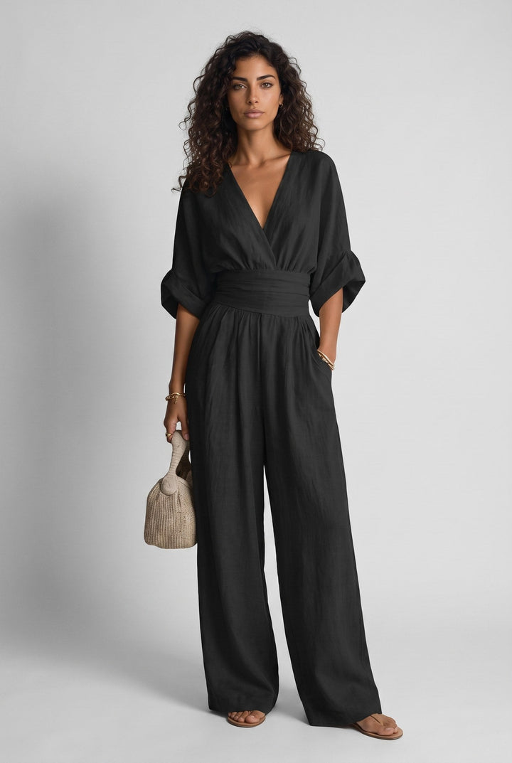 Completo Elegante con Pantalone Ampio