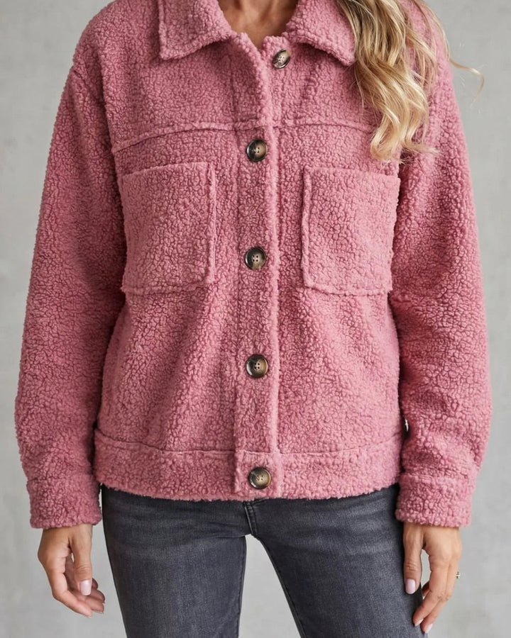 Giacca Stile Camicia con Tasche