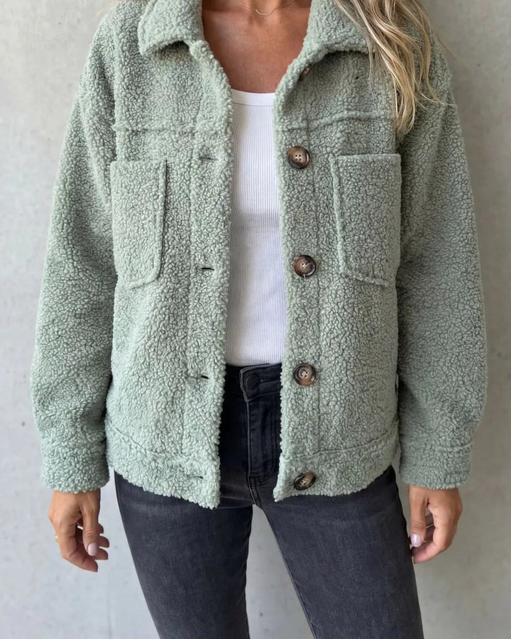 Giacca Stile Camicia con Tasche