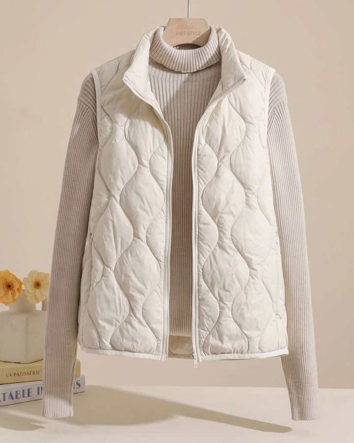 Gilet Imbottito con Cerniera