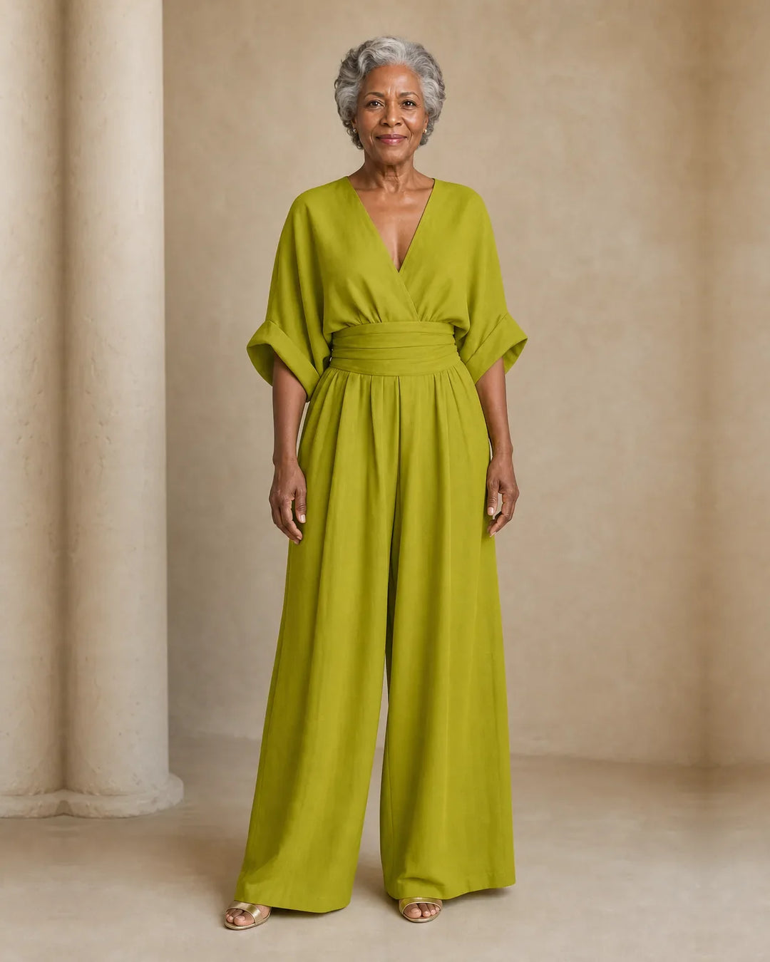 Completo Pantalone con Fascia in Vita