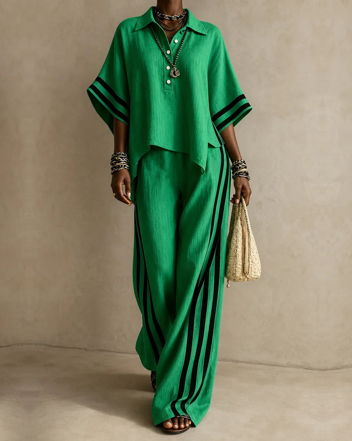 Completo Pantalone con Bande Laterali