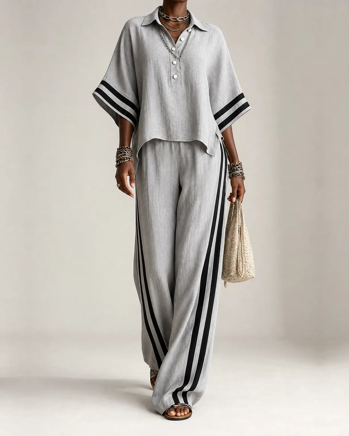 Completo Pantalone con Bande Laterali