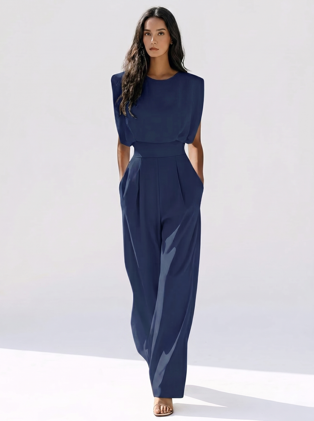 Completo Fluido con Pantalone Palazzo