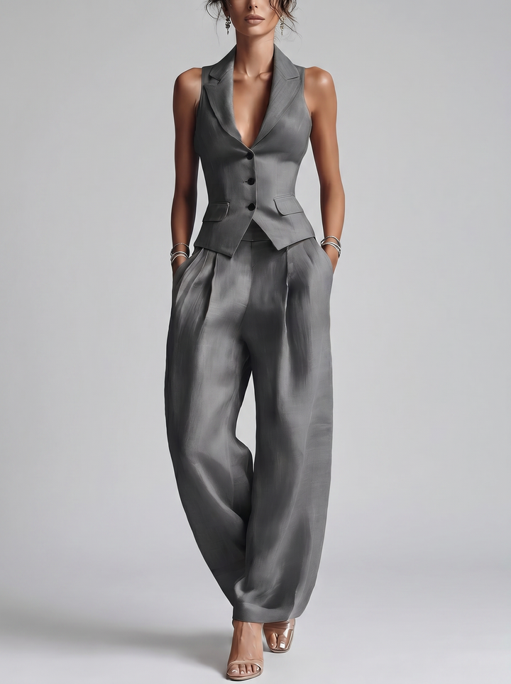 Completo Gilet e Pantalone Largo