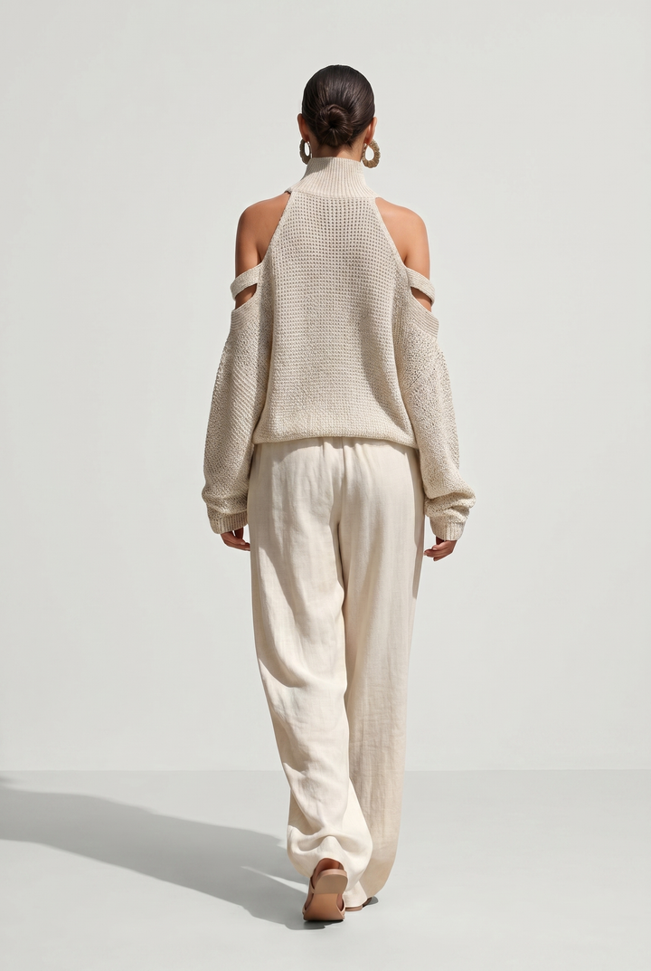 Completo con Maglione Cut-Out