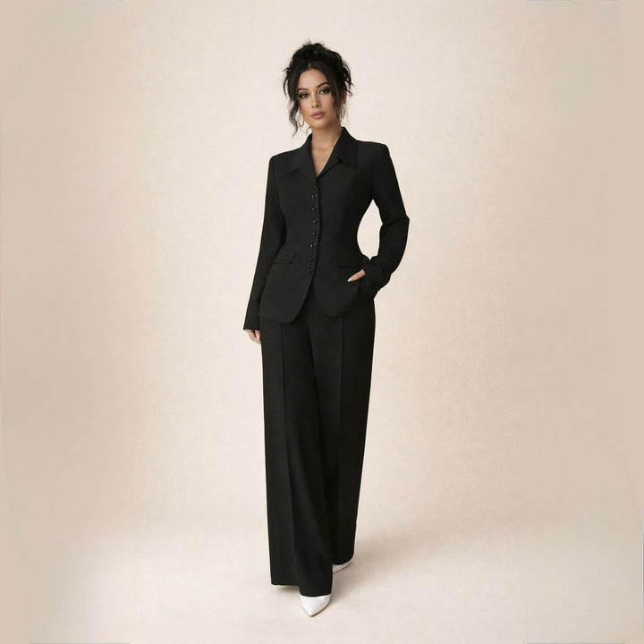 Completo Tailleur Elegante Nero