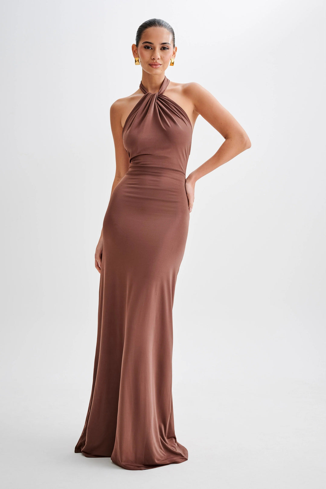 Abito Lungo con Scollo Halter