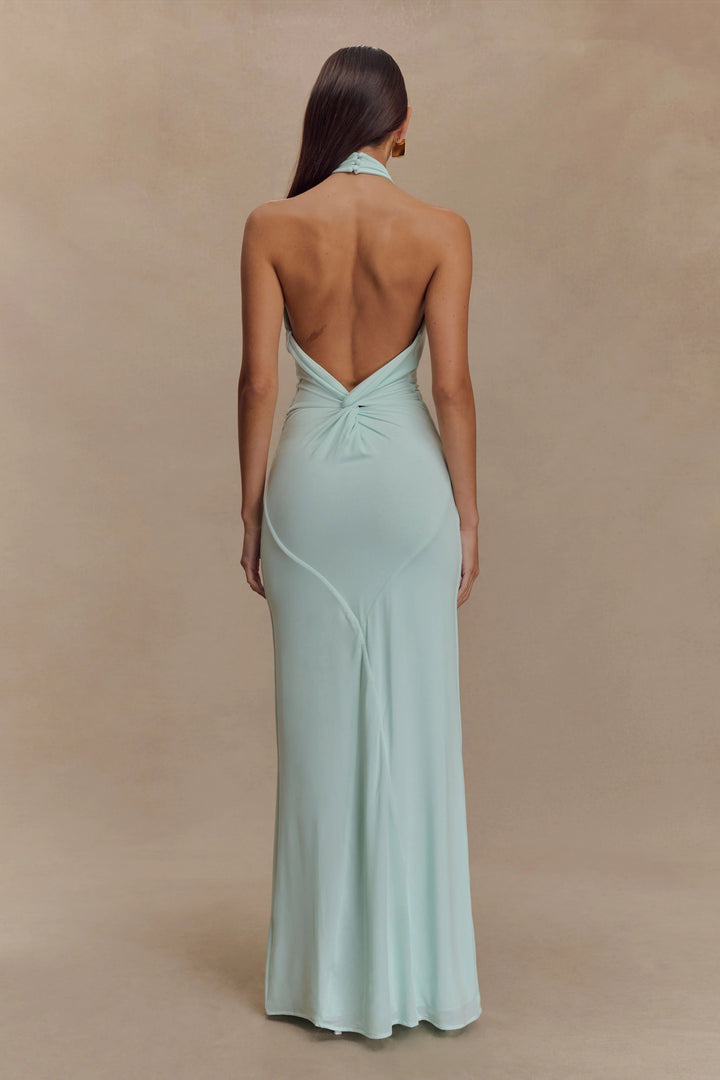 Abito Lungo con Scollo Halter