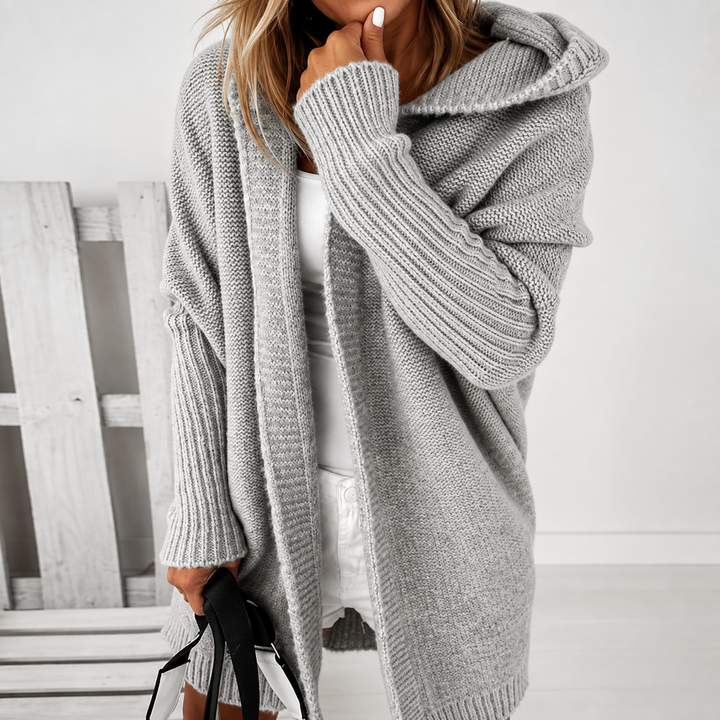 Cappotto Morbido con Cappuccio