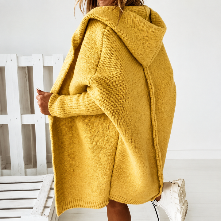 Cappotto Morbido con Cappuccio