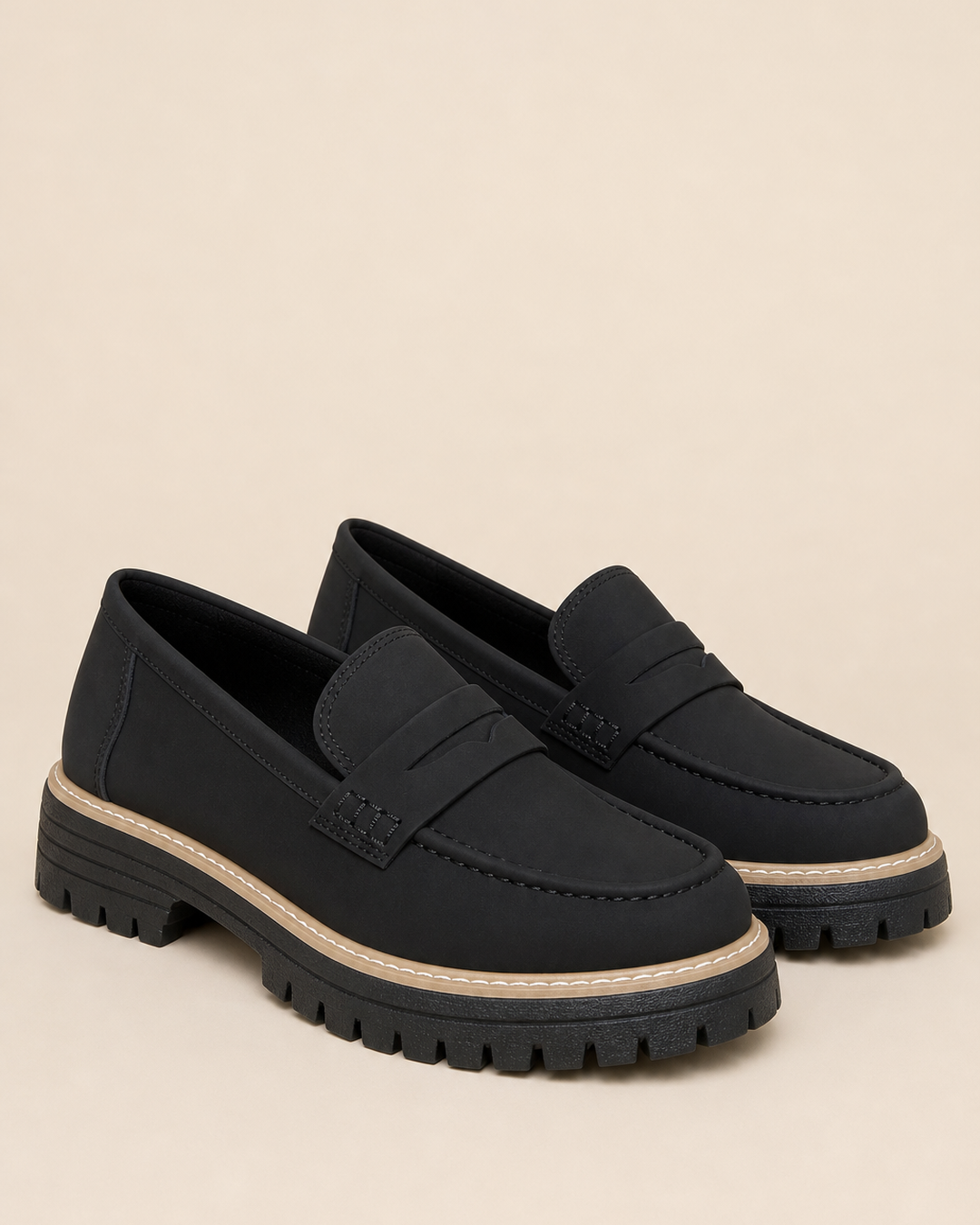 Mocassini con Platform Alto