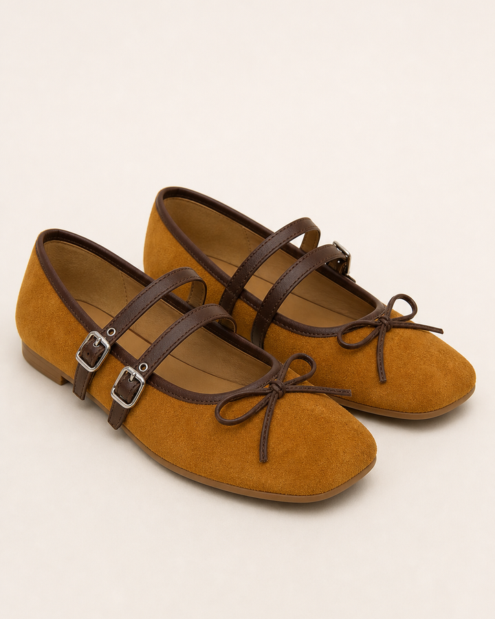 Scarpe Mary Jane con Fiocco