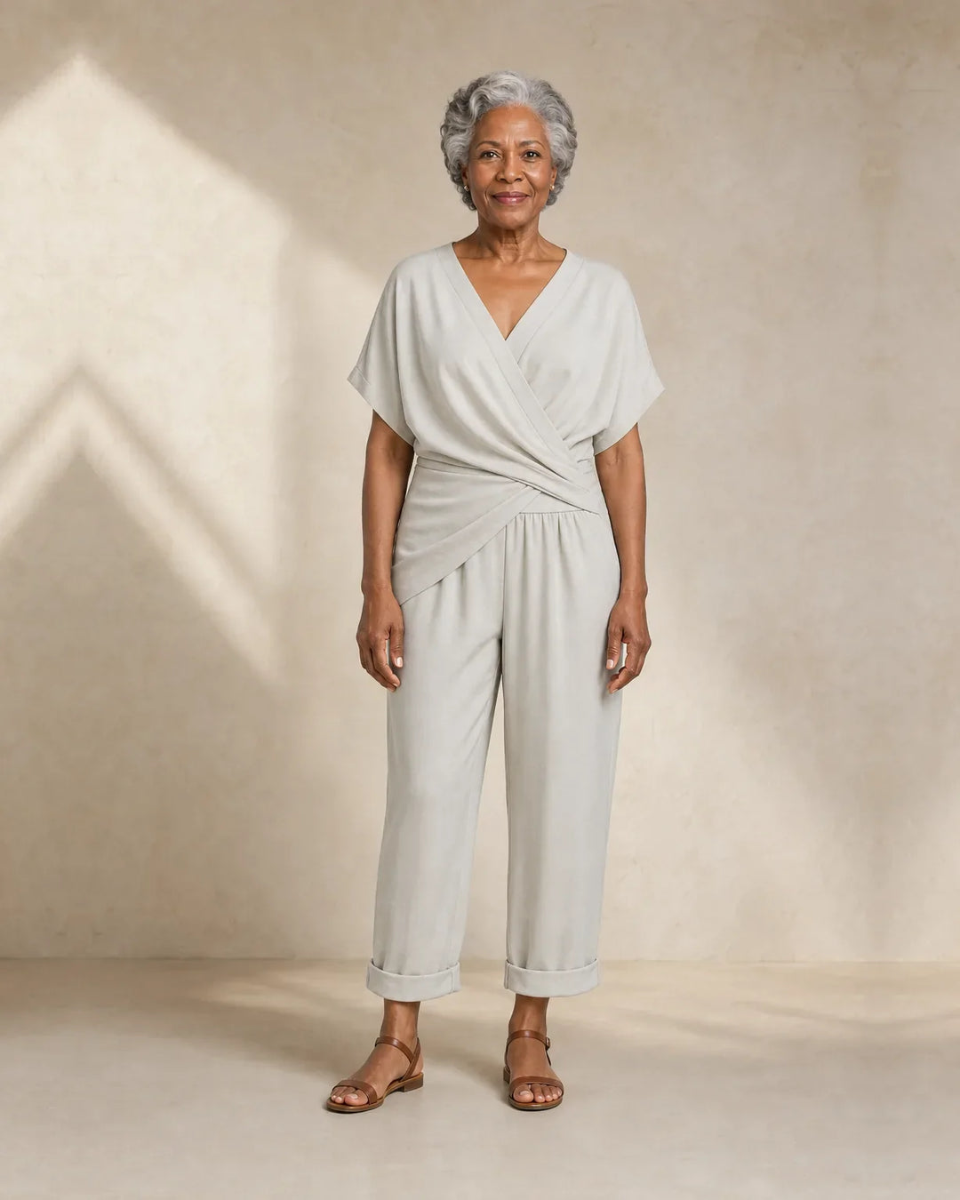 Completo con Top Drappeggiato