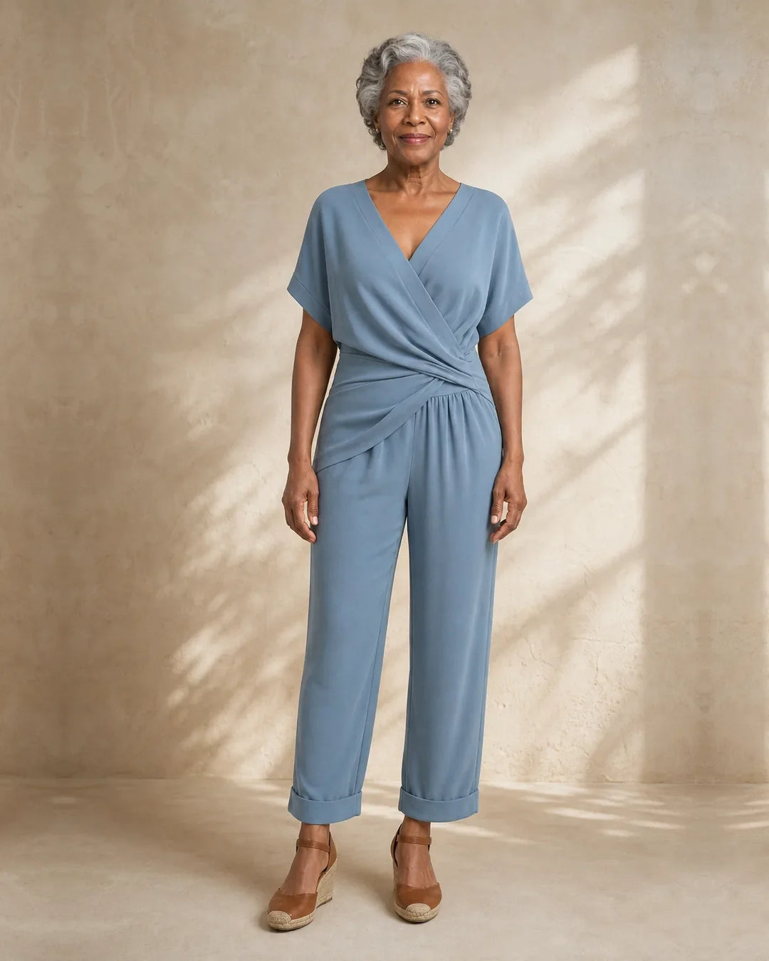 Completo con Top Drappeggiato
