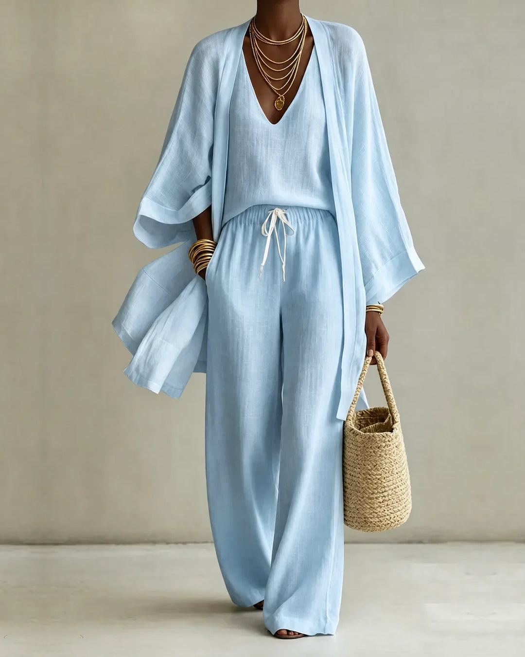 Completo Tre Pezzi con Cardigan