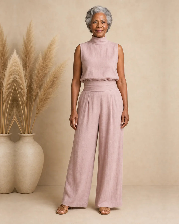 Completo Pantalone Palazzo Minimalista