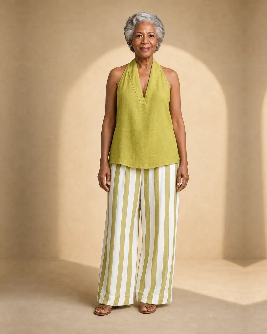 Completo Pantalone a Righe