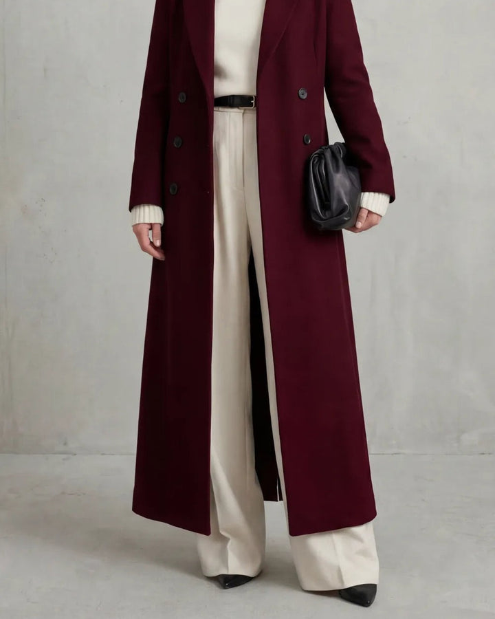Cappotto Lungo a Doppio Petto