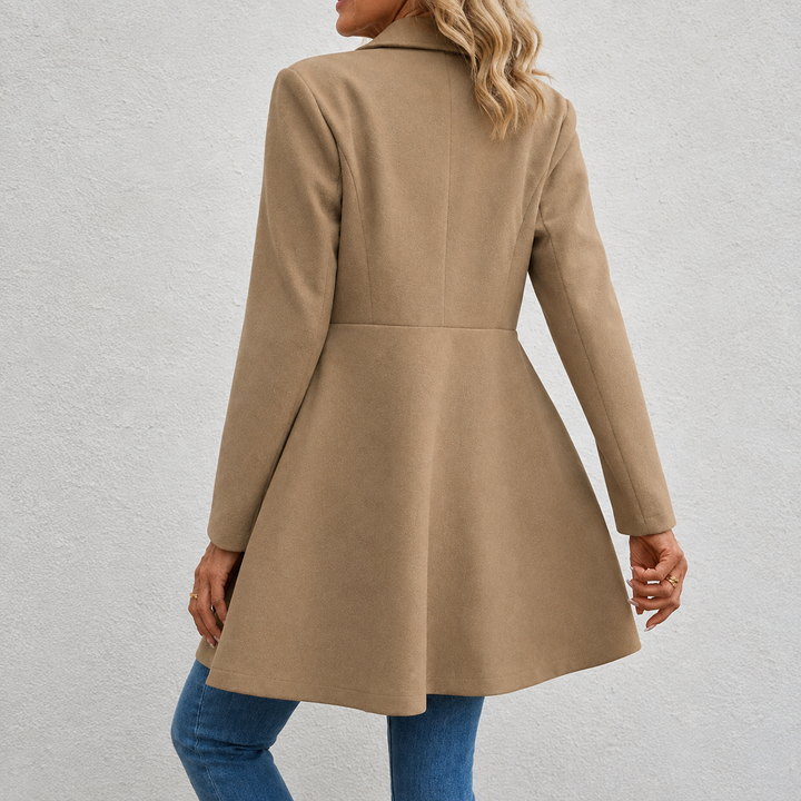 Cappotto Svasato con Collo Ampio
