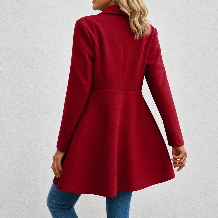 Cappotto Svasato con Collo Ampio