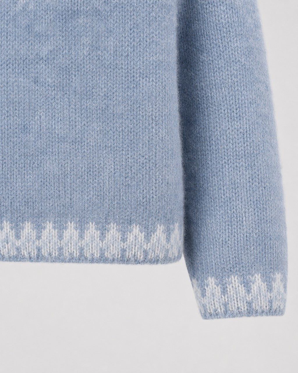 Maglione Azzurro con Sprone Fantasia