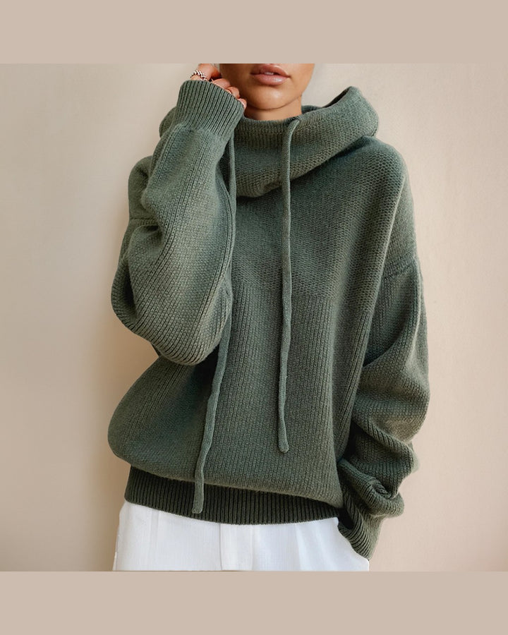 Maglione con Cappuccio Avvolgente