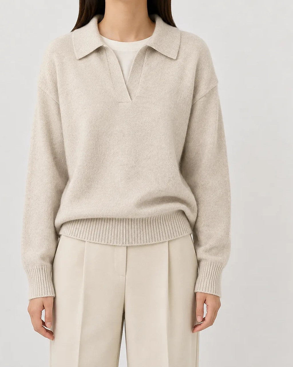 Maglione Elegante Stile Polo