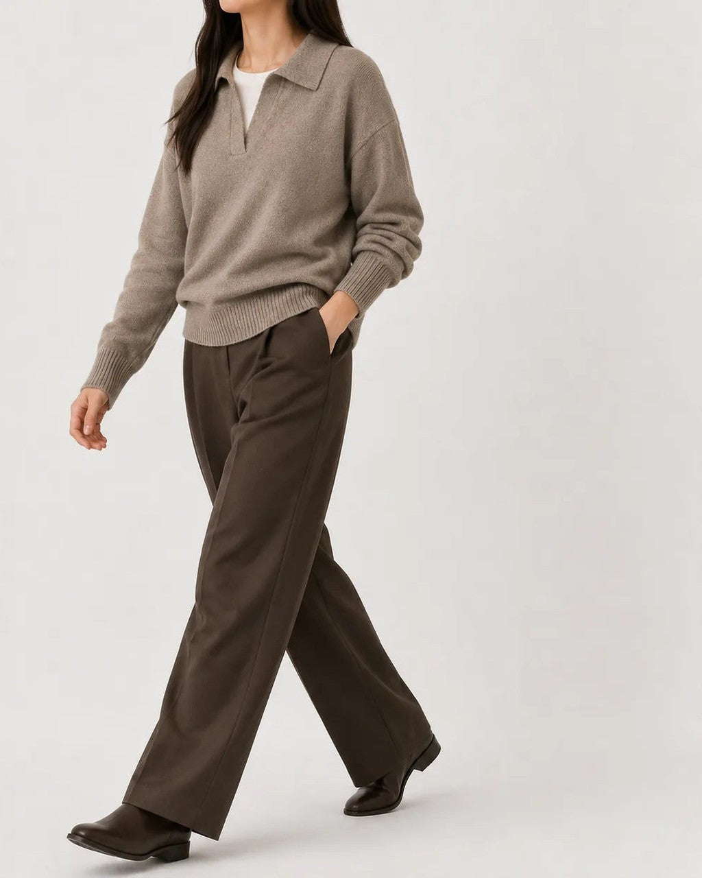 Maglione Elegante Stile Polo