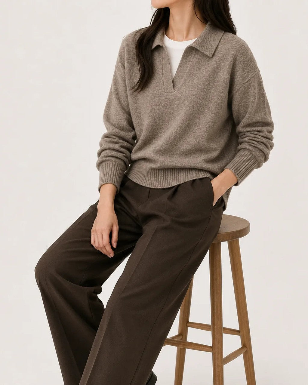 Maglione Elegante Stile Polo