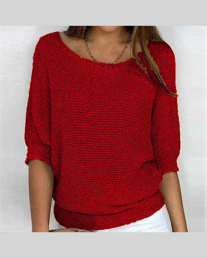 Maglione Morbido a Manica Ampia