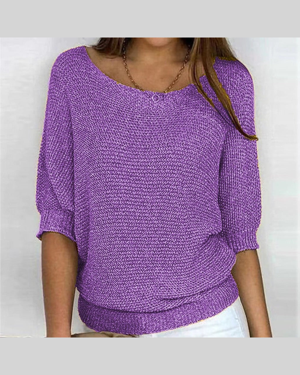 Maglione Morbido a Manica Ampia