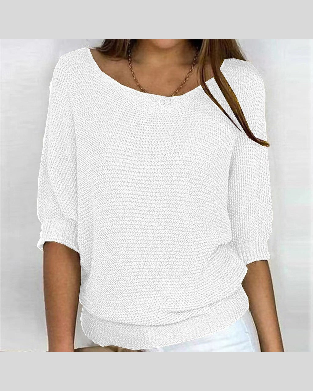 Maglione Morbido a Manica Ampia