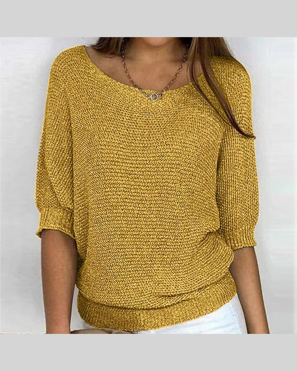 Maglione Morbido a Manica Ampia