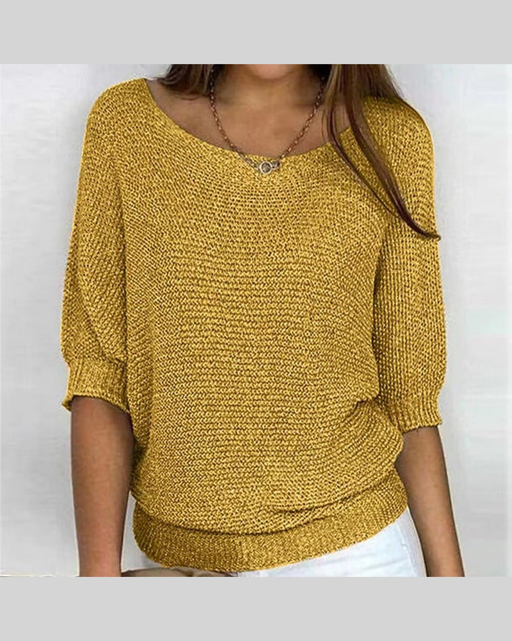 Maglione Morbido a Manica Ampia